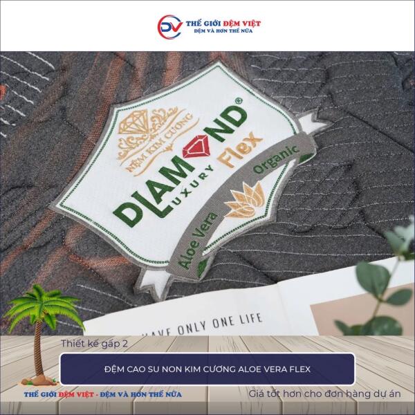 Đệm cao su non Kim Cương Aloe Vera Flex 4-1